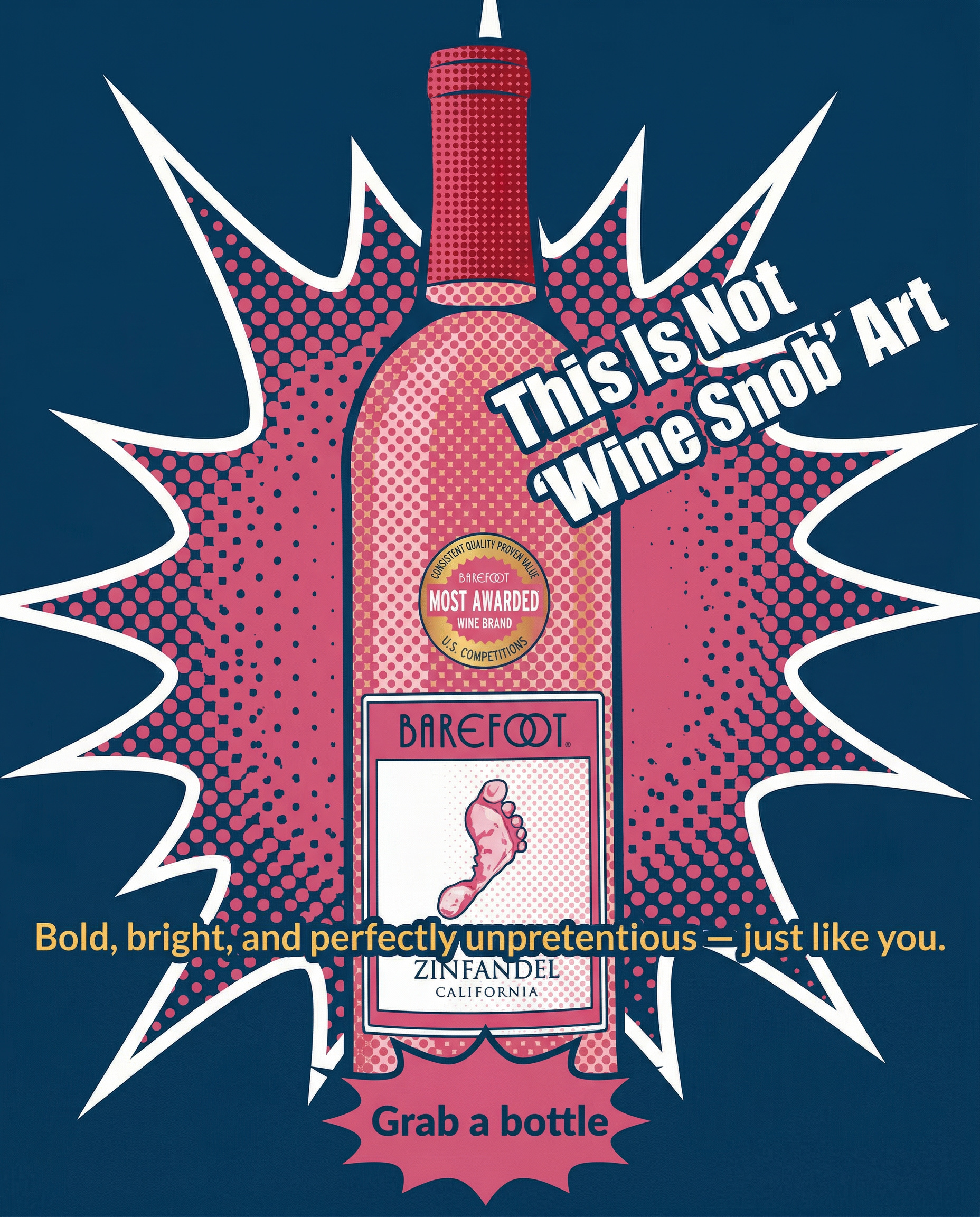 Barefoot Wines static ad